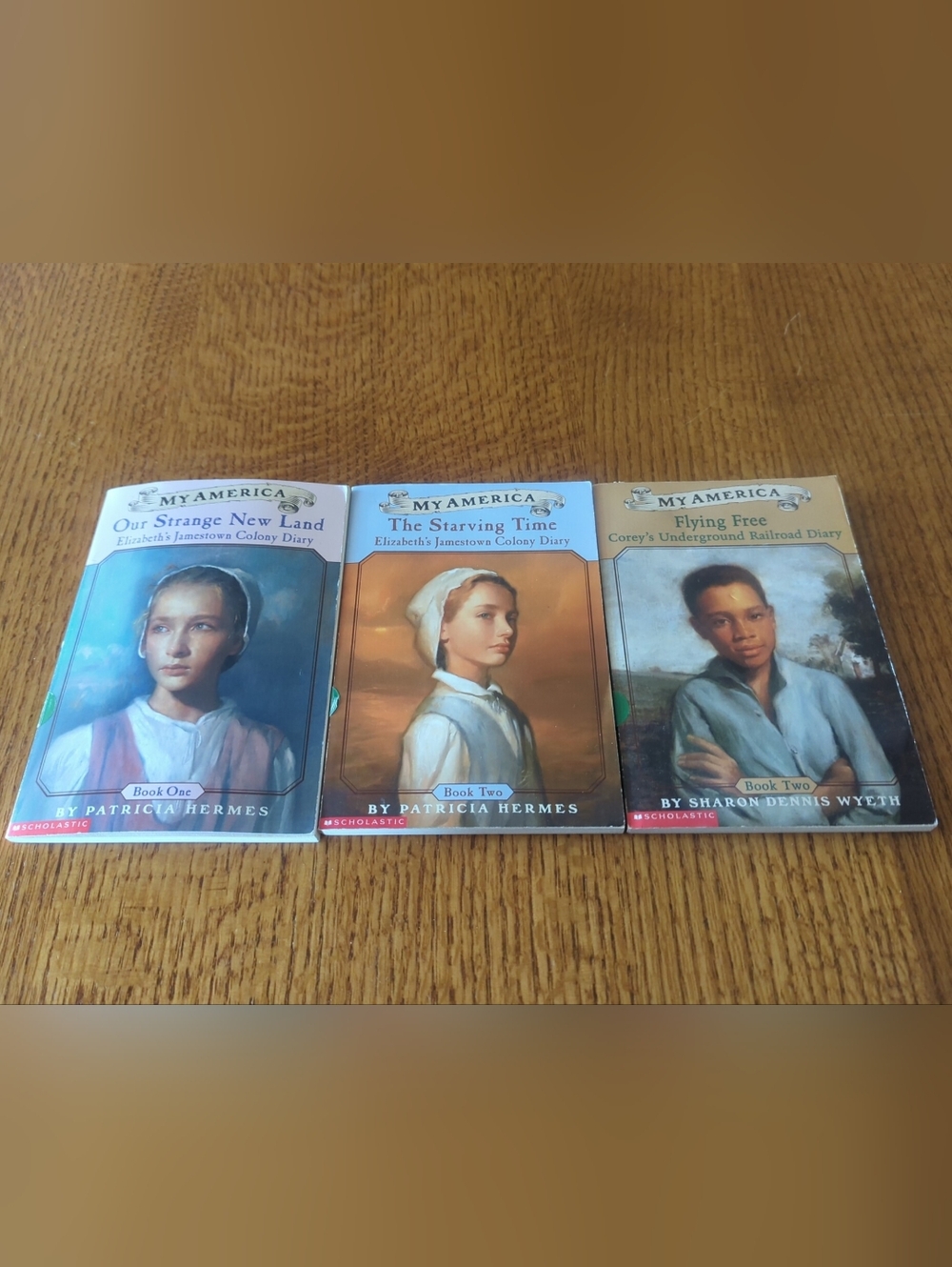 Scholastic My America Back Covers in Blue, Orange & Green Panels